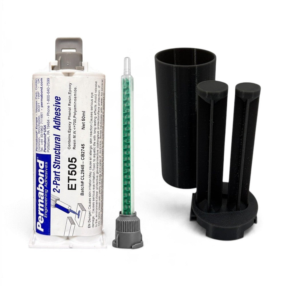 Permabond ET505 Slow Set 60 - 120 minute Toughened Flexible Epoxy Adhesive PERMABOND