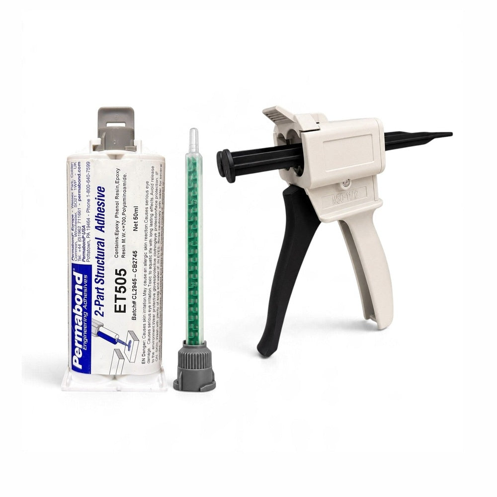 Permabond ET505 Slow Set 60 - 120 minute Toughened Flexible Epoxy Adhesive PERMABOND