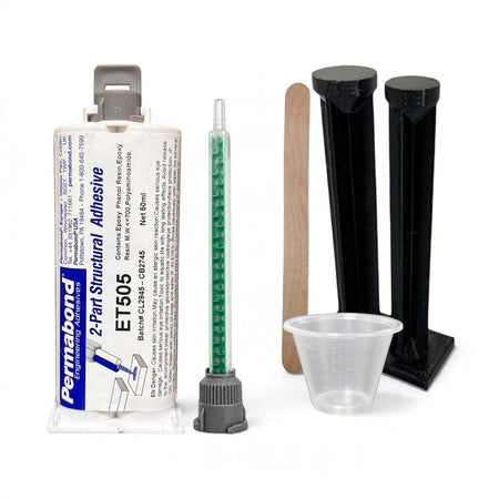 Permabond ET505 Slow Set 60 - 120 minute Toughened Flexible Epoxy Adhesive PERMABOND