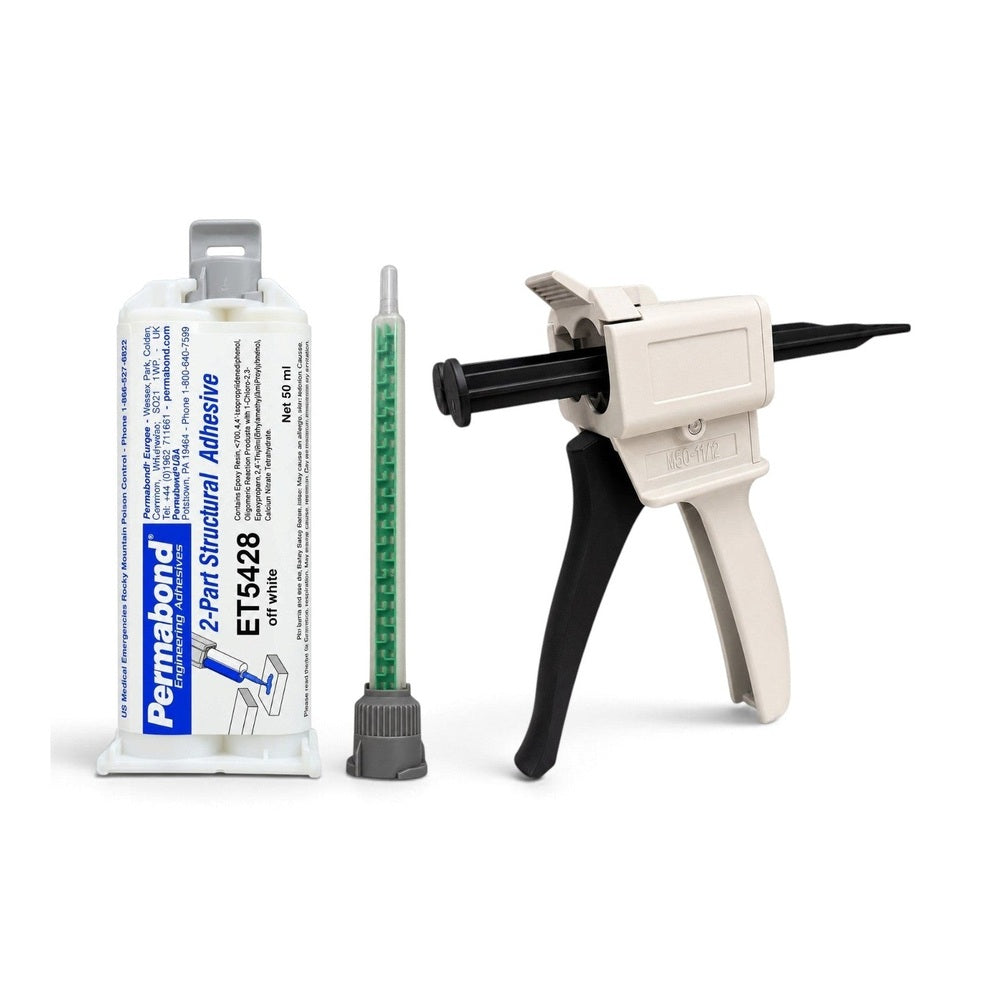 PERMABOND ET5428 Medium Set 10 - 20 min Two Component Epoxy Cream Cartridges & Accessories Permabond