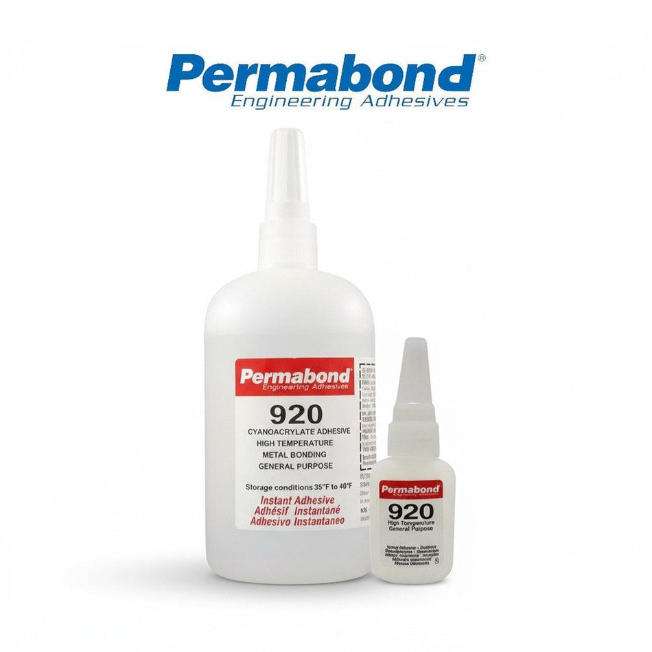 Permabond 920 Instant Adhesive-Fast-Set, Thin Viscosity, 2-Step High-Temp Resistant Permabond