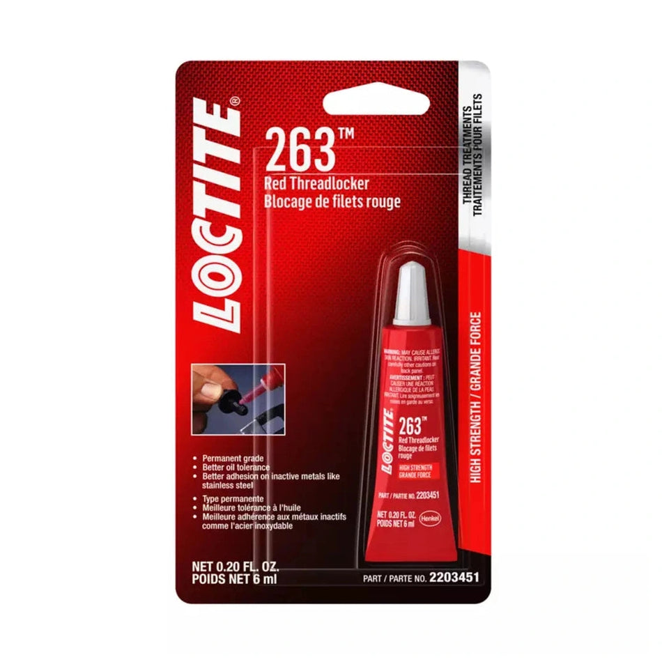 Loctite 263 Primerless Oil-Tolerant High Strength Threadlocker Loctite