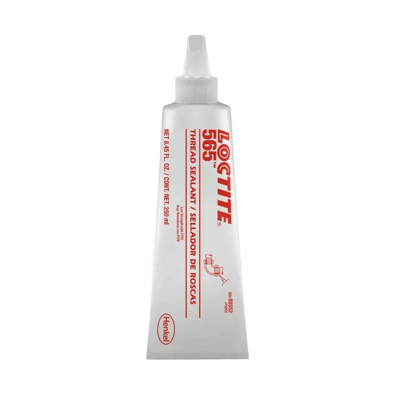 LOCTITE 565 white pipe thread sealant, 250 mL tube
