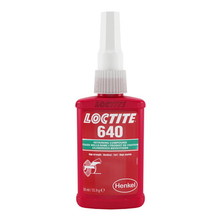 LOCTITE 640 high-strength retaining compound, 50 mL bottle