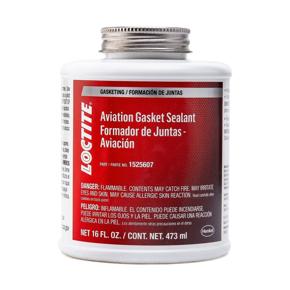 Loctite MR 5923 Aviation Gasket Sealant, 16 oz brush-top jar