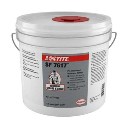 Loctite SF 7617 industrial hand wipes, 130-count canister, IDH 337638