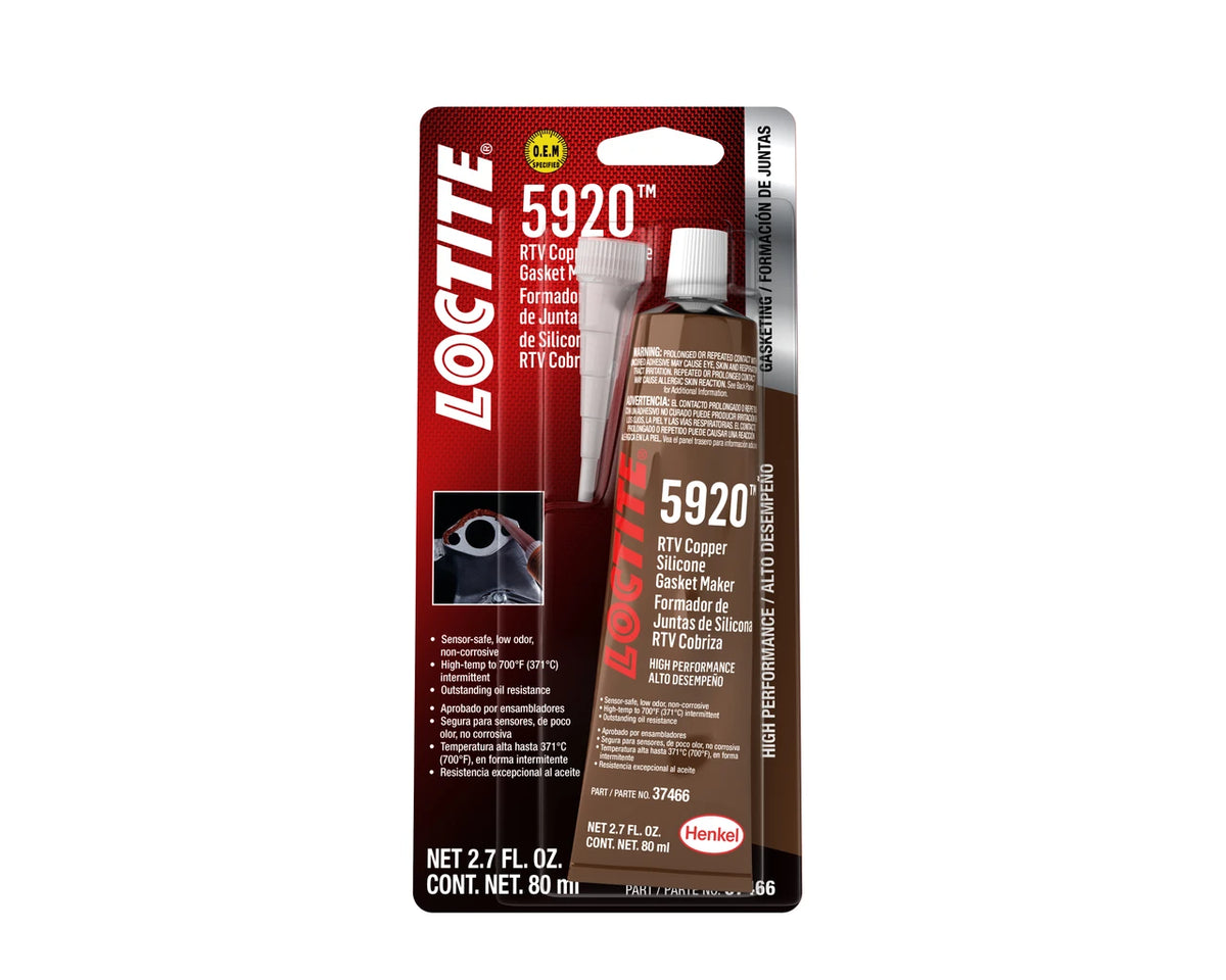 Loctite SI 5920 silicone gasket maker, 80 mL tube with nozzle