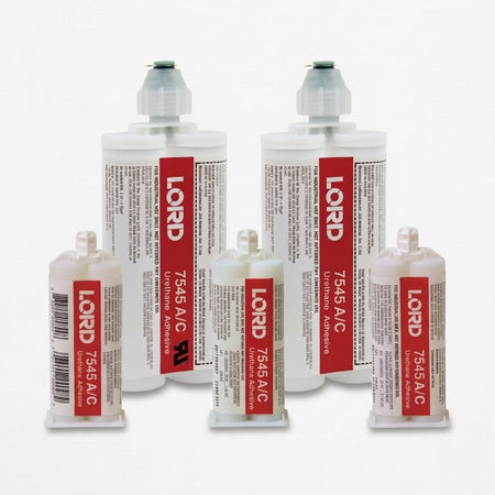 LORD 7545 A/C Medium Set 6-8 Minute Urethane Adhesive System - Thick Viscosity, Non-Sag with Configurable Set-Time & high strength for FRP, SMC, Plastics, primed metals, powder coating Lord