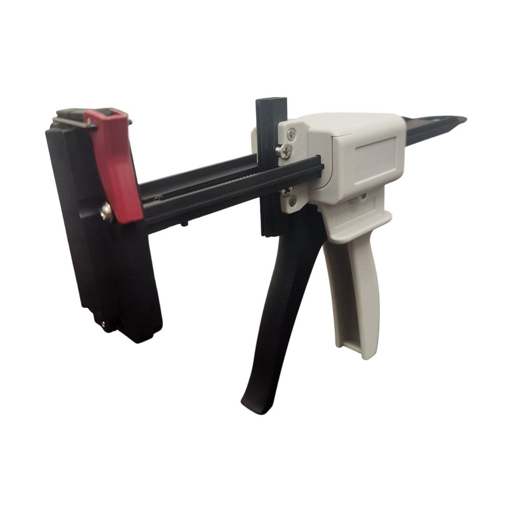 Maven MVDT50 manual squeeze tube dispensing gun, angled view