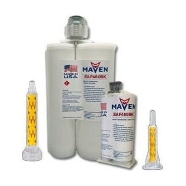 Maven EAF460 - Slow Set 60 Minute Black or Off-White Epoxy - Toughened 60-Minute Set Epoxy Adhesive PerigeeDirect