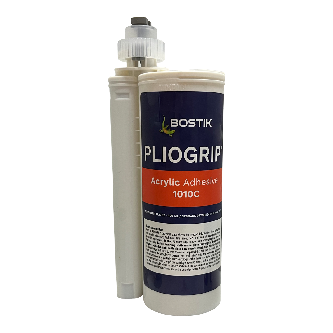 Bostik Pliogrip 1010C structural acrylic adhesive, gray, 490ml cartridge