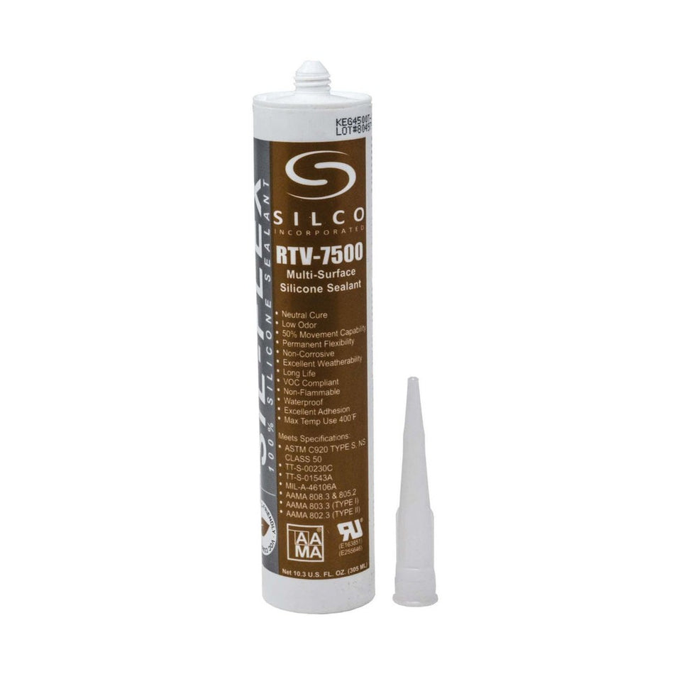 Sil-Flex RTV-7500 Neutral Cure Silicone Sealant 10.3 oz Cartridge Perigee Direct