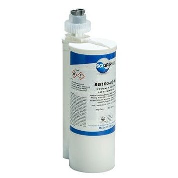 SciGrip SG100 UV Resistant Toughened 15 min & 40 min White 490ml 10:1 MMA Methacrylate Adhesive 30191