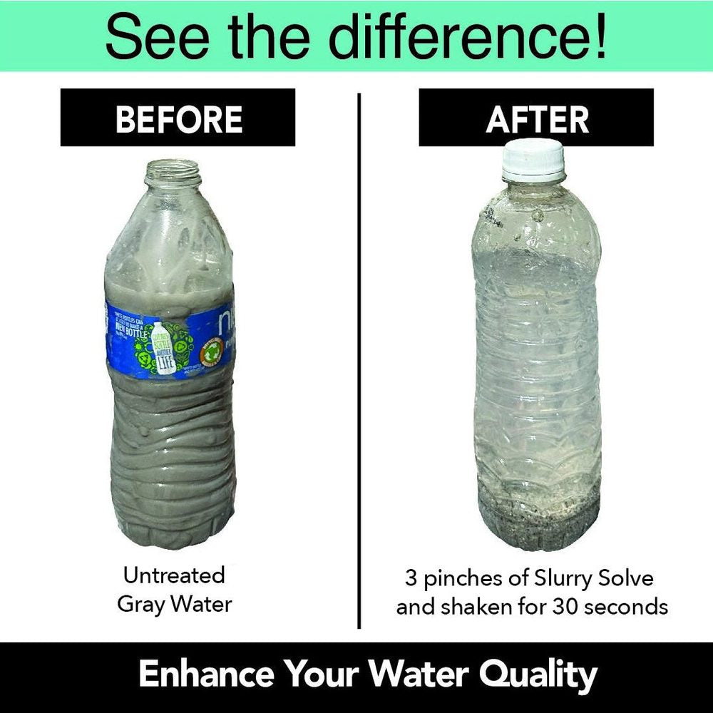 EcoClean dropping solids out of slurry water