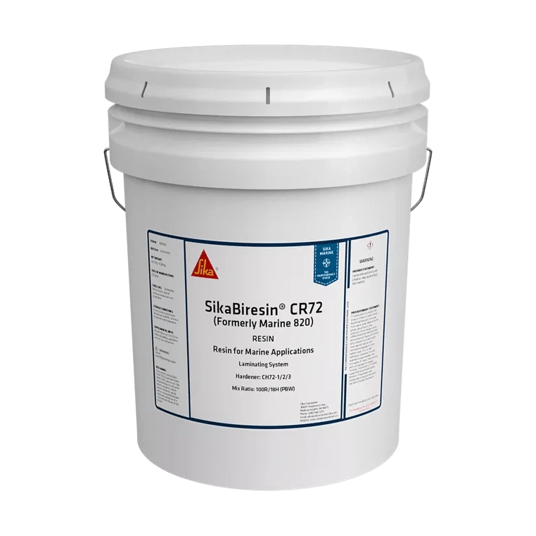 SikaBiresin CR72 resin and CH72 hardener epoxy laminating and infusion system
