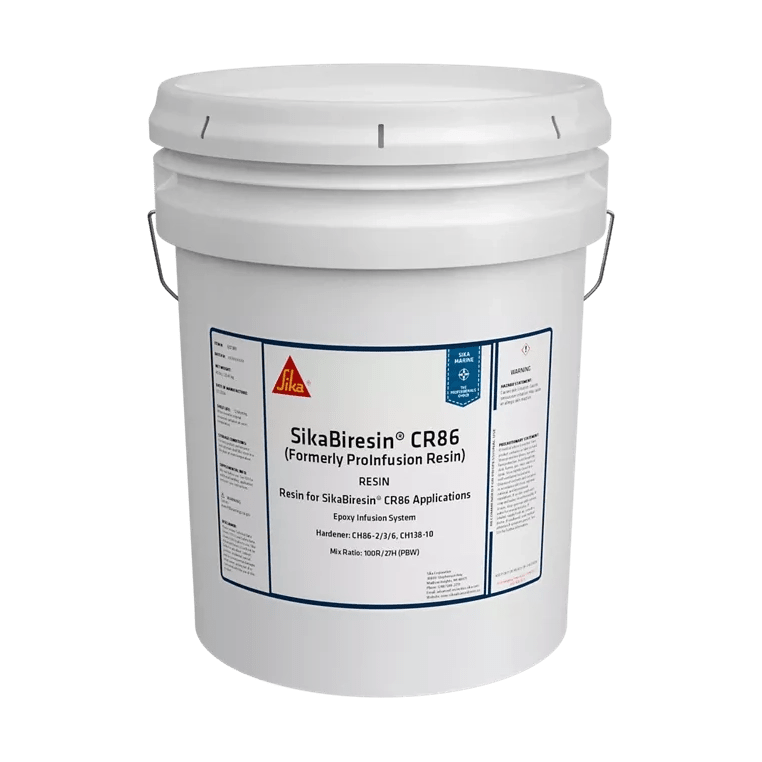 SikaBiresin CR86 resin and CH86 hardener epoxy infusion system