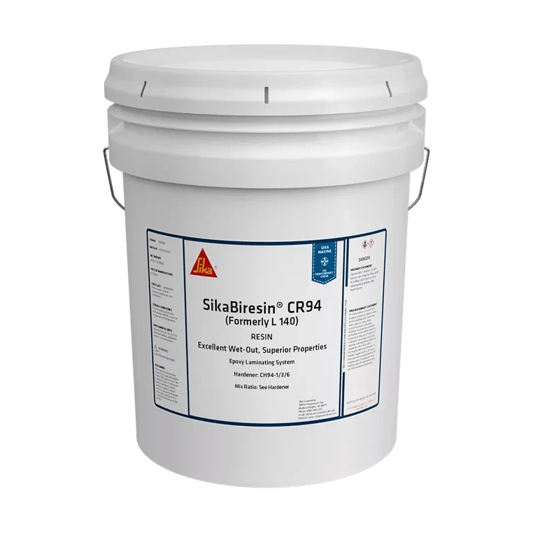 SikaBiresin CR94 resin and CH94 hardener epoxy laminating system