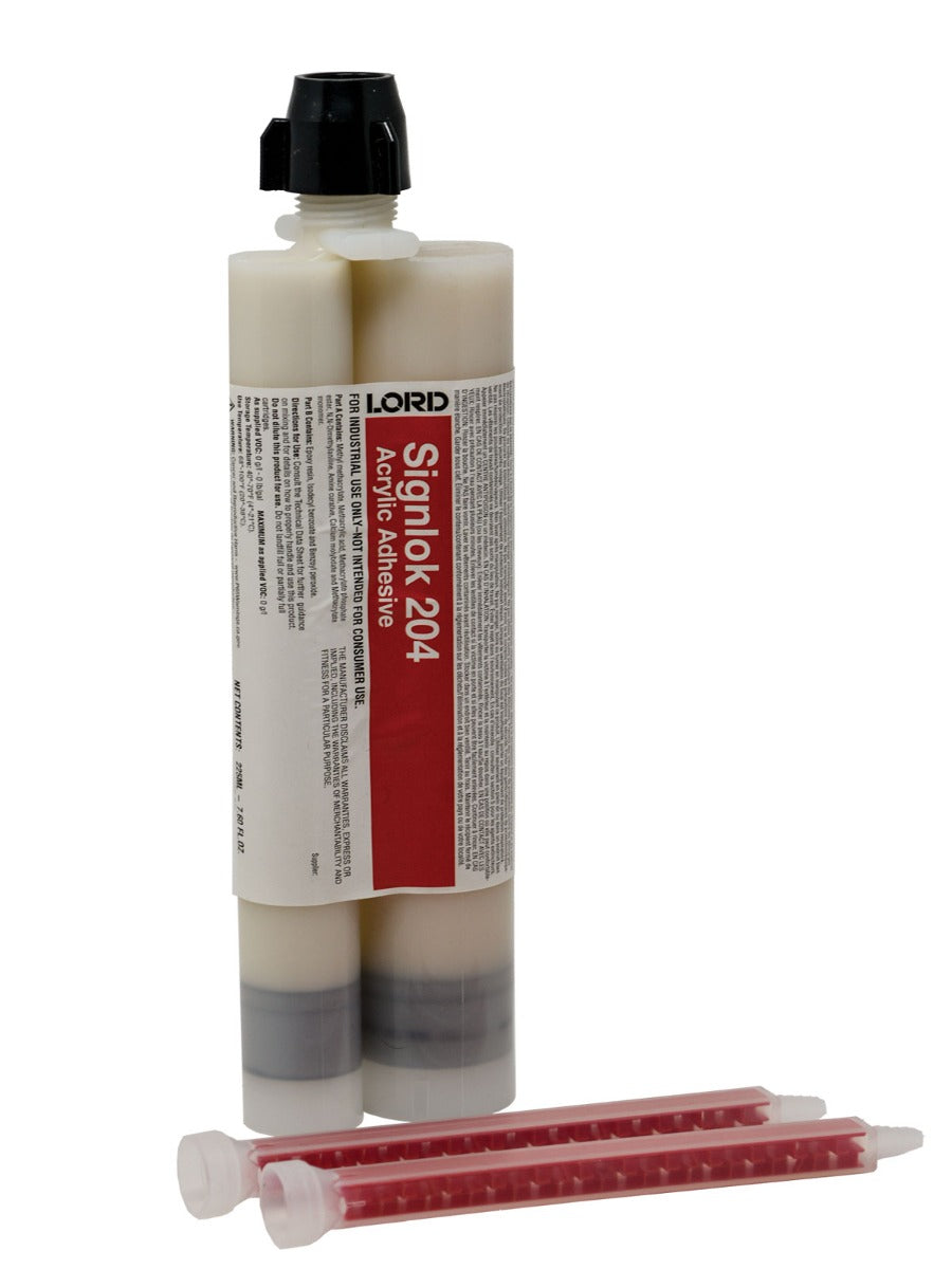 LORD Signlok 204 (225mL Cartridge) Non-Sag, Versatile And Temperature Resistant two-component adhesive