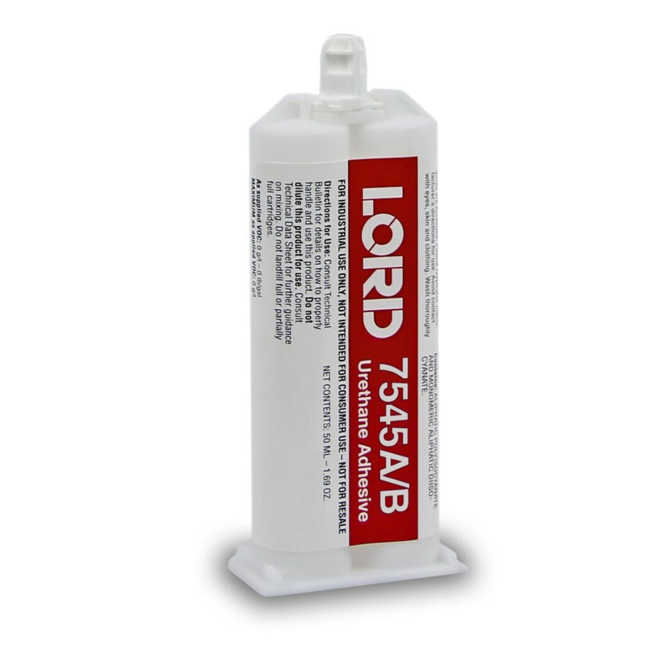 LORD 7545 Urethane Adhesive System - Thick Viscosity, Non-Sag with Configurable Set-Time & high strength for FRP, SMC, Plastics, primed metals, powder coating