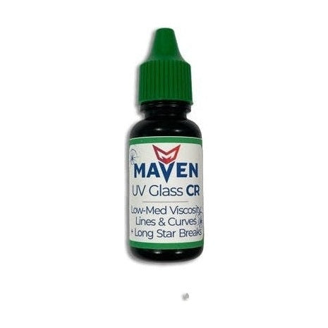 Maven UV Glass CR - Medium-Low Viscosity 40cps UV Curable Resin for windshield repars - 1 Liter Bottle, UOM is 1ml PerigeeDirect