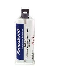 Permabond TA4631 Low-Odor Polyolefin & Rubber Bonder Thin Viscosity 12-18 min Acrylic MMA Adhesive White