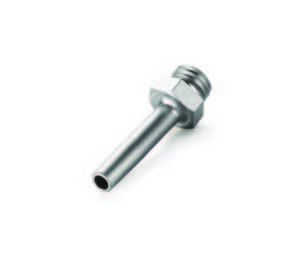 Leister Screw-On Tubular Nozzle (aka Pencil Tip)  3/16 inch (4.75mm) Tubular, 15° angle | 105.622 |