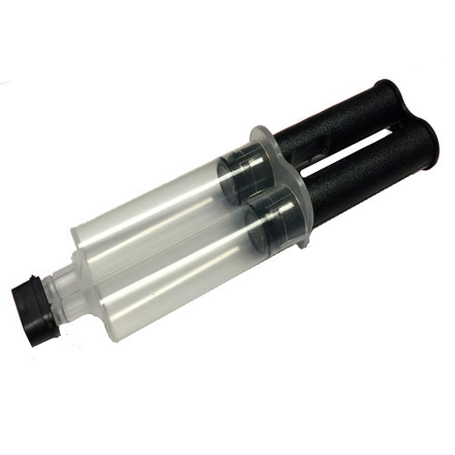 25ml Empty 2-Part Syringe and Plunger (1:1 mix ratio, mixing nozzle not possible)