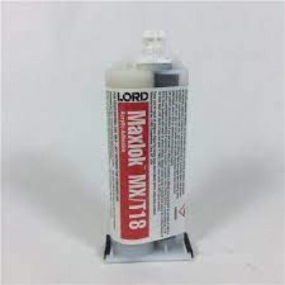 LORD Maxlok T18 MX 4:1 Ratio Medium Set 18-24 min Acrylic Adhesive  non-sagging, and resistance to temperature