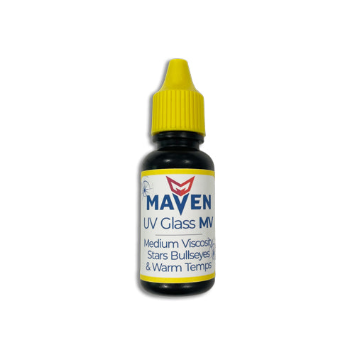 Maven UV Glass MV - Medium Viscosity 60cps UV Curable Resin for windshield repars - 1 Liter Bottle, UOM is 1ml