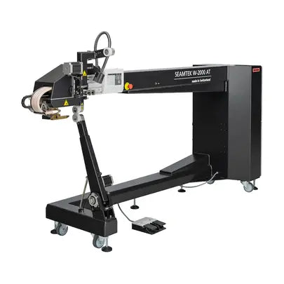Leister SEAMTEK Sign & Banner Welding Machines for high-volume and large jobs, variable speed, easier and safe welding