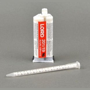 LORD 201/19 Temperature Resistant Medium Set 5-8 min 2:1 Ratio Two Component Acrylic Adhesive(3020987 or 3020500)