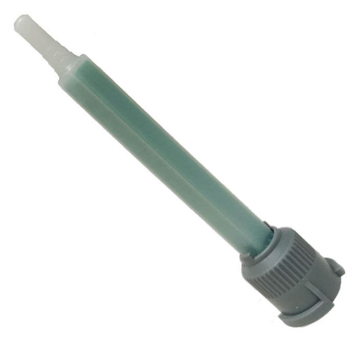 MixPac MBQ 05-16L Gray-Inlet Mixing Nozzle - Green 3.5-Inch 16-Element Square Quad-for 50ml Gray-Cap Cartridge (1:1 & 2:1 ratio)