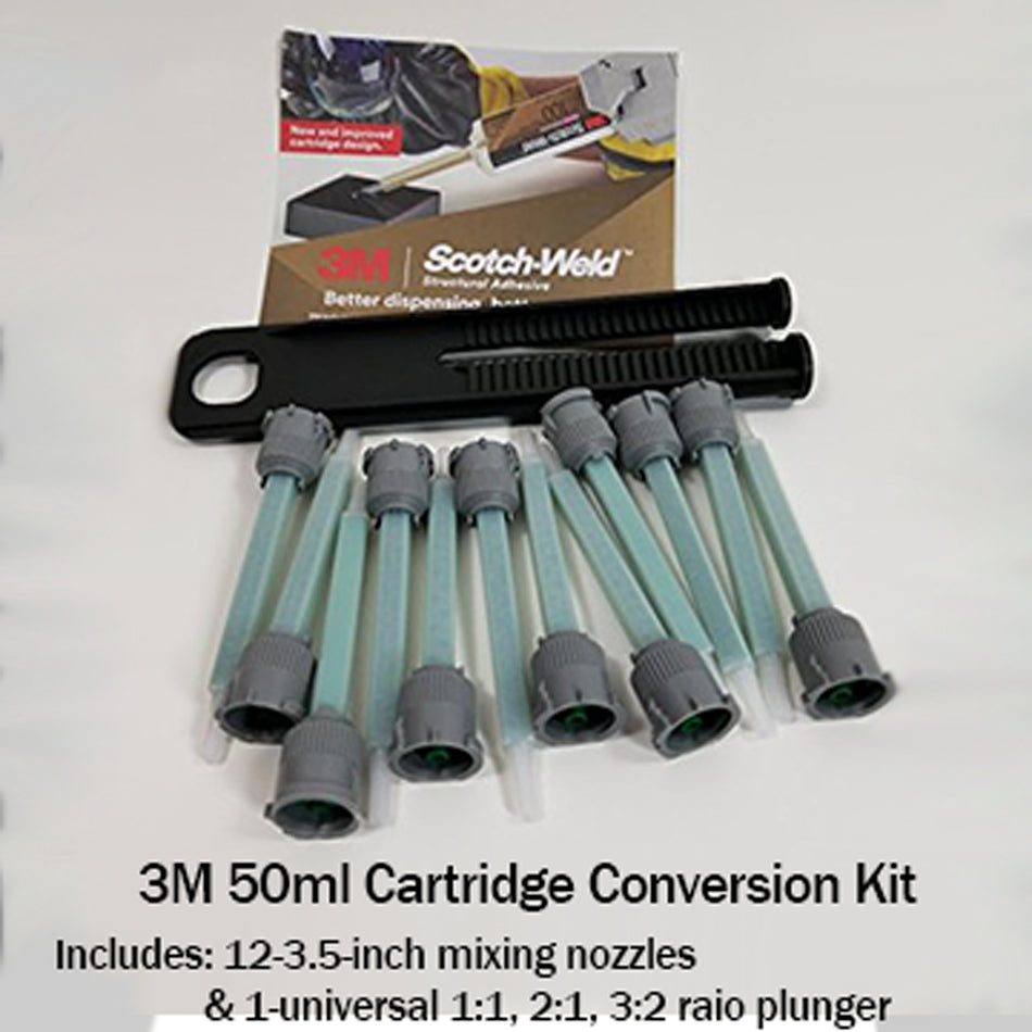 3M Scotch-Weld 50ml Cartridge Transition Conversion Kit for Structural Adhesives - Epoxy, Urethane, MMA