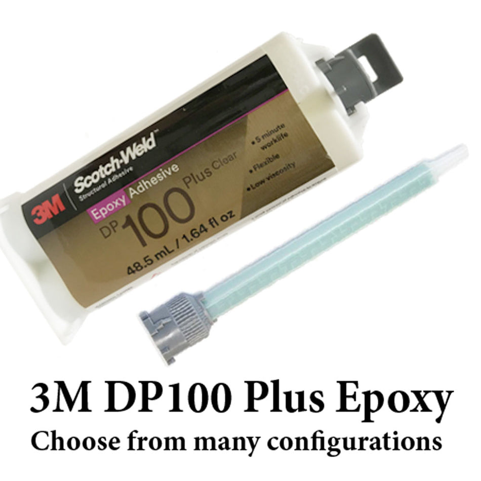 3M Scotch-Weld DP100 Plus Clear - 4 Minute Flexible Fast Set Epoxy