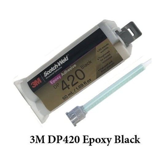 3M ScotchWeld DP420 Black 20Minute Toughened Epoxy Adhesive Perigee