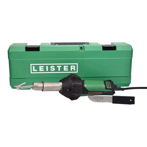 Leister TRIAC AT Plastic Fabrication Kit - Precice Digital Temp & Speed Control Hot Air Blower and Plastic Welding Heat Gun 199.302