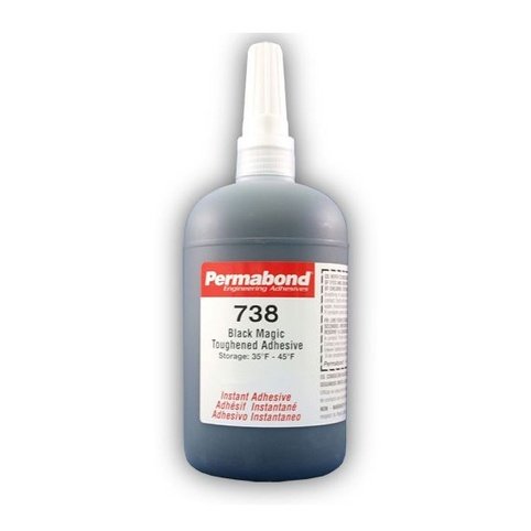 Permabond 738  Cyanoacrylate Instant Adhesive-Fast-Set,-Gap Filling for Difficult Plastics & Rubbers
