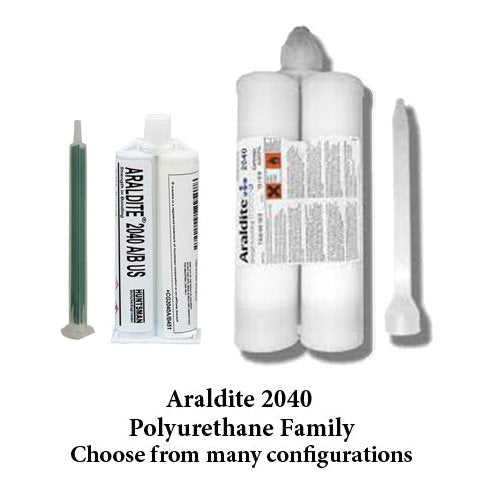 Araldite 2040 Flexible Thick Gray 15-min Polyurethane PUR adhesive great for Plastics PerigeeDirect