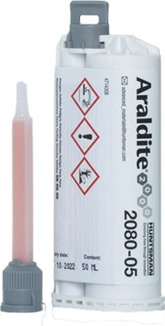 Araldite Rapid Syringe | 5 Minute Fast Setting 2 Part Epoxy Glue |  Solvent-Free Professional Grade Strength for Multipurpose Use Water and  High