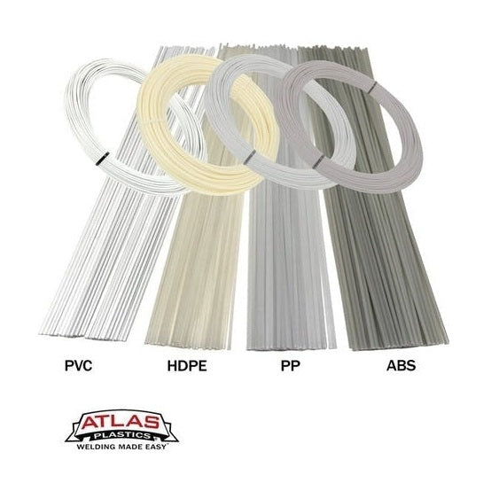 Variety Packs Plastic Welding Rods & Coils Natural Colors (PVC HDP Perigee Direct