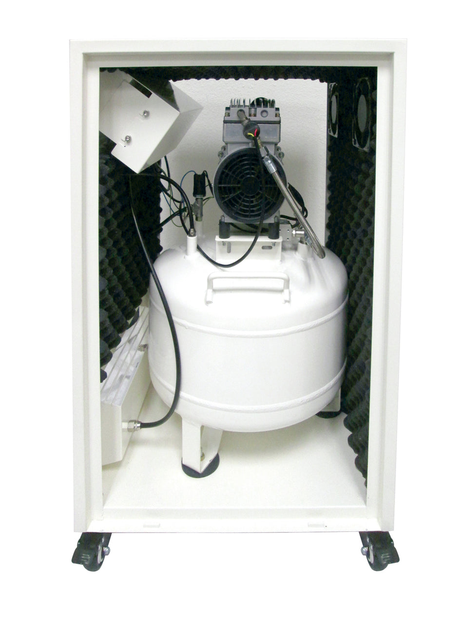 California Air Tools 8010SPC  Ultra Quiet & Oil-Free  1.0 Hp, 8.0 Gal. Sound Proof Cabinet
