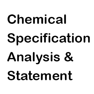 Chemical Specification Analysis Report