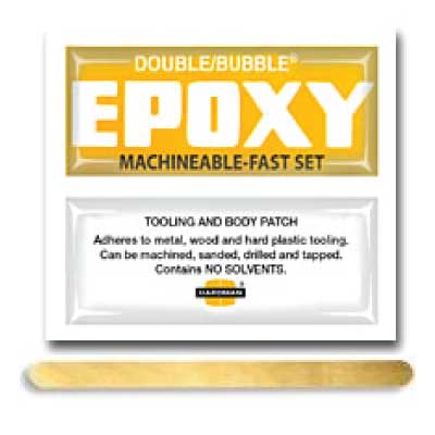 Hardman Double Bubble "Yellow Label" Machineable Epoxy 04002