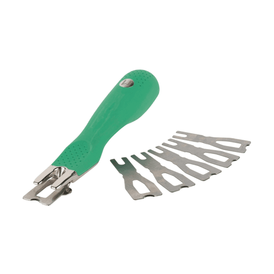 Leister Trimming Knife with 0.6mm spacer and 5 spare blades, for vinyl and linoleum 117.000 PerigeeDirect