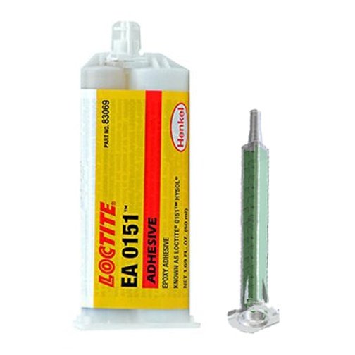 Loctite EA 0151 Epoxy Ultra Clear Gel 50-Minute Work Life Slow Setting -  3.34oz Two-Tube Kit