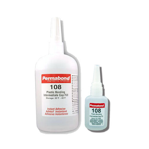 Permabond 108 Instant Adhesive-Fast-Set-Gap Filling, Great for Plastic & Rubber