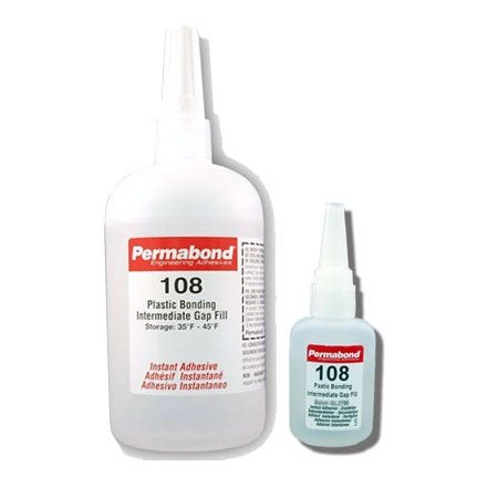 Permabond 108 Instant Adhesive-Fast-Set-Gap Filling, Great for Plastic & Rubber