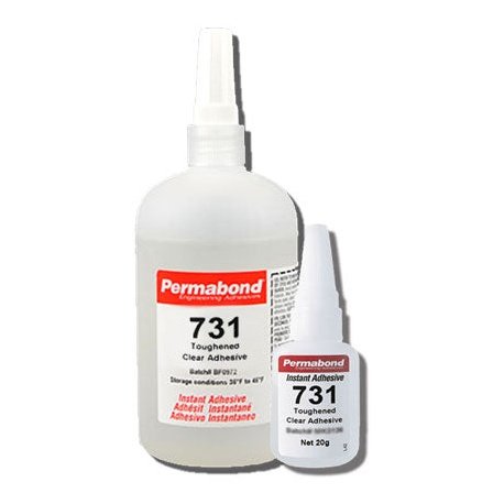 Permabond 731 Instant Adhesive-Toughened & Flexible Slow-Set General Purpose