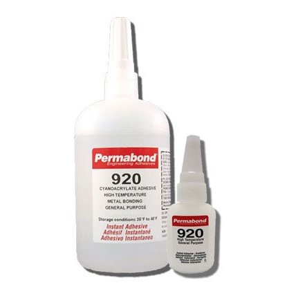 Permabond 920  Instant Adhesive-Fast-Set, Thin Viscosity, 2-Step High-Temp Resistant