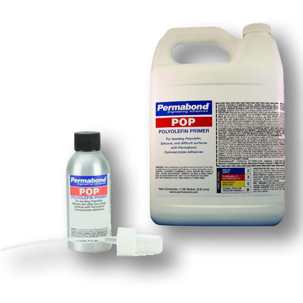 Permabond POP Plastics Primer for for Instant CA Adhesives (for bonding with Polyolefins, PTFE, Polyethylene, Polypropylene, and Difficult Plastics)
